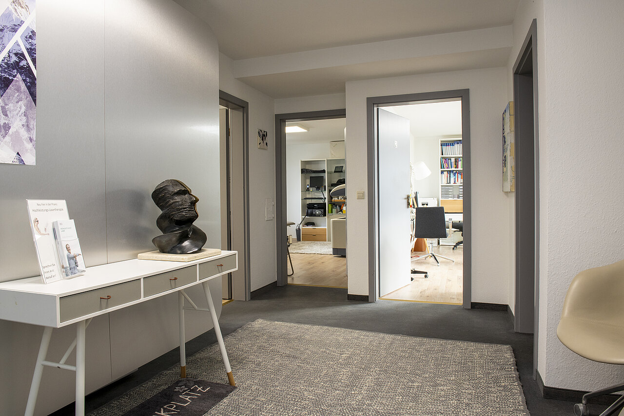 Flur der Arztpraxis